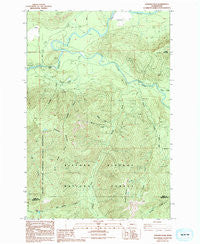 Cowlitz Falls Washington Historical topographic map, 1:24000 scale, 7.5 X 7.5 Minute, Year 1983