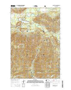 Cowlitz Falls Washington Current topographic map, 1:24000 scale, 7.5 X 7.5 Minute, Year 2014