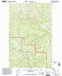 Coxit Mountain Washington Historical topographic map, 1:24000 scale, 7.5 X 7.5 Minute, Year 2001