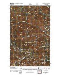Coxit Mountain Washington Historical topographic map, 1:24000 scale, 7.5 X 7.5 Minute, Year 2011