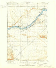 Coyote Rapids Washington Historical topographic map, 1:62500 scale, 15 X 15 Minute, Year 1916