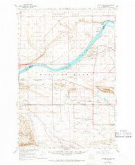 Coyote Rapids Washington Historical topographic map, 1:62500 scale, 15 X 15 Minute, Year 1965