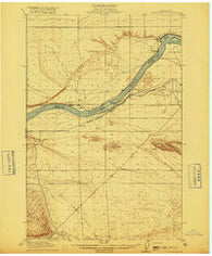 Coyote Rapids Washington Historical topographic map, 1:62500 scale, 15 X 15 Minute, Year 1916