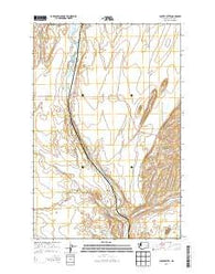 Coyote Butte Washington Current topographic map, 1:24000 scale, 7.5 X 7.5 Minute, Year 2013