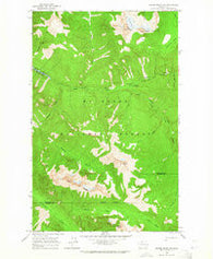 Crater Mountain Washington Historical topographic map, 1:24000 scale, 7.5 X 7.5 Minute, Year 1963