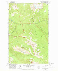 Crater Mountain Washington Historical topographic map, 1:24000 scale, 7.5 X 7.5 Minute, Year 1963