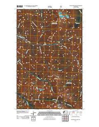 Crater Mountain Washington Historical topographic map, 1:24000 scale, 7.5 X 7.5 Minute, Year 2011