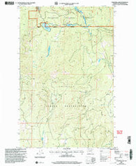 Crawfish Lake Washington Historical topographic map, 1:24000 scale, 7.5 X 7.5 Minute, Year 2001