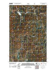 Crawfish Lake Washington Historical topographic map, 1:24000 scale, 7.5 X 7.5 Minute, Year 2011