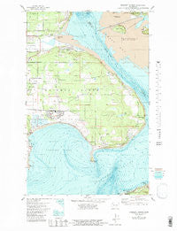 Crescent Harbor Washington Historical topographic map, 1:24000 scale, 7.5 X 7.5 Minute, Year 1977
