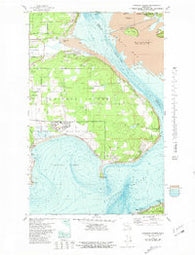 Crescent Harbor Washington Historical topographic map, 1:24000 scale, 7.5 X 7.5 Minute, Year 1977