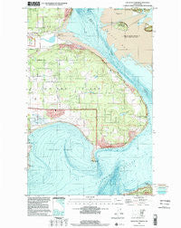 Crescent Harbor Washington Historical topographic map, 1:24000 scale, 7.5 X 7.5 Minute, Year 1998