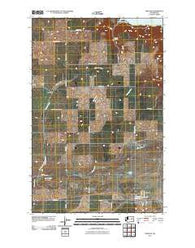 Creston Washington Historical topographic map, 1:24000 scale, 7.5 X 7.5 Minute, Year 2011