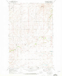 Creston Butte Washington Historical topographic map, 1:24000 scale, 7.5 X 7.5 Minute, Year 1969