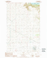 Creston Washington Historical topographic map, 1:24000 scale, 7.5 X 7.5 Minute, Year 1989