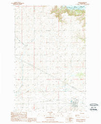 Creston Washington Historical topographic map, 1:24000 scale, 7.5 X 7.5 Minute, Year 1989