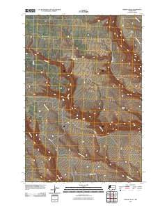 Crider Valley Washington Historical topographic map, 1:24000 scale, 7.5 X 7.5 Minute, Year 2011