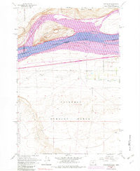 Crow Butte Washington Historical topographic map, 1:24000 scale, 7.5 X 7.5 Minute, Year 1962