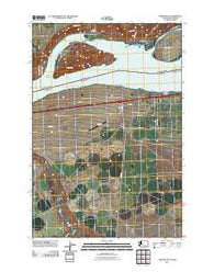 Crow Butte Washington Historical topographic map, 1:24000 scale, 7.5 X 7.5 Minute, Year 2011