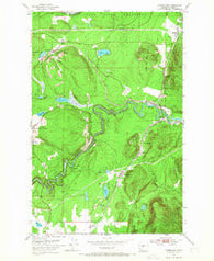 Cumberland Washington Historical topographic map, 1:24000 scale, 7.5 X 7.5 Minute, Year 1953