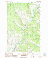 Curlew Washington Historical topographic map, 1:24000 scale, 7.5 X 7.5 Minute, Year 1988