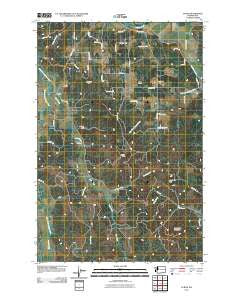 Curtis Washington Historical topographic map, 1:24000 scale, 7.5 X 7.5 Minute, Year 2011