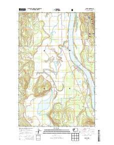Cusick Washington Current topographic map, 1:24000 scale, 7.5 X 7.5 Minute, Year 2014