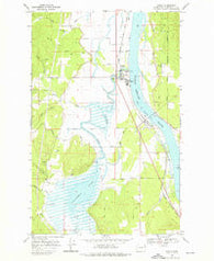 Cusick Washington Historical topographic map, 1:24000 scale, 7.5 X 7.5 Minute, Year 1968