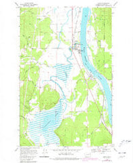 Cusick Washington Historical topographic map, 1:24000 scale, 7.5 X 7.5 Minute, Year 1968
