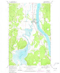 Cusick Washington Historical topographic map, 1:24000 scale, 7.5 X 7.5 Minute, Year 1968