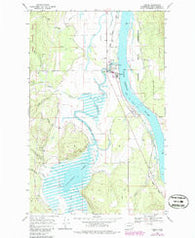 Cusick Washington Historical topographic map, 1:24000 scale, 7.5 X 7.5 Minute, Year 1968