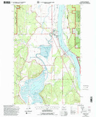 Cusick Washington Historical topographic map, 1:24000 scale, 7.5 X 7.5 Minute, Year 1992