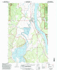 Cusick Washington Historical topographic map, 1:24000 scale, 7.5 X 7.5 Minute, Year 1992