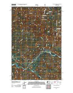 Cyclone Creek Washington Historical topographic map, 1:24000 scale, 7.5 X 7.5 Minute, Year 2011