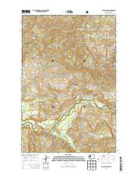 Cyclone Creek Washington Current topographic map, 1:24000 scale, 7.5 X 7.5 Minute, Year 2014