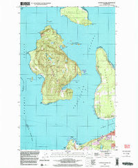 Cypress Island Washington Historical topographic map, 1:24000 scale, 7.5 X 7.5 Minute, Year 1997