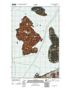 Cypress Island Washington Historical topographic map, 1:24000 scale, 7.5 X 7.5 Minute, Year 2011