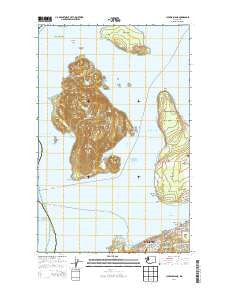 Cypress Island Washington Current topographic map, 1:24000 scale, 7.5 X 7.5 Minute, Year 2014