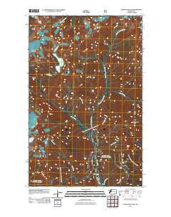 Damnation Peak Washington Historical topographic map, 1:24000 scale, 7.5 X 7.5 Minute, Year 2011