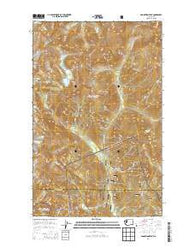 Damnation Peak Washington Current topographic map, 1:24000 scale, 7.5 X 7.5 Minute, Year 2014