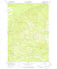 Darland Mtn Washington Historical topographic map, 1:24000 scale, 7.5 X 7.5 Minute, Year 1967