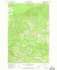 Darland Mtn Washington Historical topographic map, 1:24000 scale, 7.5 X 7.5 Minute, Year 1967