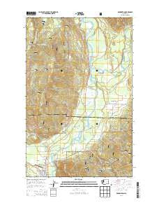 Darrington Washington Current topographic map, 1:24000 scale, 7.5 X 7.5 Minute, Year 2014
