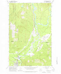 Darrington Washington Historical topographic map, 1:24000 scale, 7.5 X 7.5 Minute, Year 1966