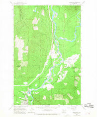 Darrington Washington Historical topographic map, 1:24000 scale, 7.5 X 7.5 Minute, Year 1966