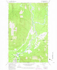 Darrington Washington Historical topographic map, 1:24000 scale, 7.5 X 7.5 Minute, Year 1966