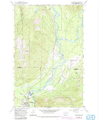 Darrington Washington Historical topographic map, 1:24000 scale, 7.5 X 7.5 Minute, Year 1966