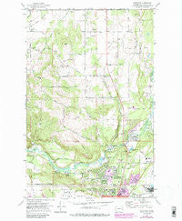 Dartford Washington Historical topographic map, 1:24000 scale, 7.5 X 7.5 Minute, Year 1973