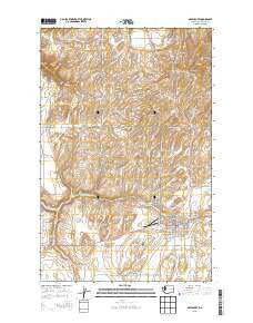 Davenport Washington Current topographic map, 1:24000 scale, 7.5 X 7.5 Minute, Year 2013