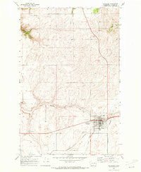 Davenport Washington Historical topographic map, 1:24000 scale, 7.5 X 7.5 Minute, Year 1969